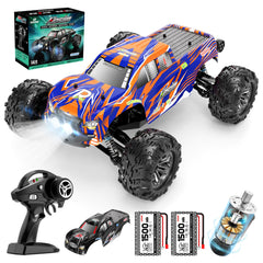 Hosim 1:10 Remote Control Car High Speed RC Car RC Monster Truck 48+ KMH 4X4 Off-Road Remote Control Moster Trucks with Headlights