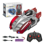 Wall Climbing Car Electric Remote Control Toy Racing with LED Lights High-Speed Hobby Vehicle RC Car Gifts for Kids Ages 3-9 Boys Girls Red (Buy 1 Get 1 Free)