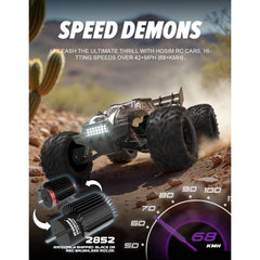 RC Auto 1/10 Brushless ZAVOR X15W Schnell 69+km/h All-Terrain Monstertruck für Erwachsene