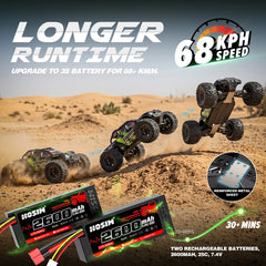 RC Auto X09 1:10 Brushless 60KM/H 4WD 3S Ready Offroad-Truck für Erwachsene