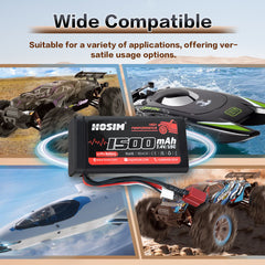 RC Car Battery 1500 mAh 7.4V Li-Po Battery 2PCS For X03 X05 X06 X15 X16 X07 X08 X17 X27 X25