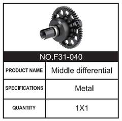 RC Car Mitteldifferential F31-040 Zubehör Ersatzteile für 1:8 M33