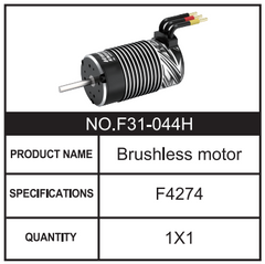 RC Auto Brushless-Motor F31-044H F4274 Zubehör Ersatzteile für 1:8 M33