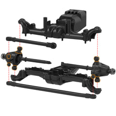 RC Car Steering Set 1801-SJ8 Accessory Spare Parts for 1:18 S01