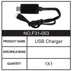 RC-Auto-USB-Ladegerät F31-053 Zubehör Ersatzteile für 1:8 M33