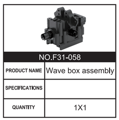 RC Auto Wave Box Montage F31-058 Zubehör Ersatzteile für 1:8 M33