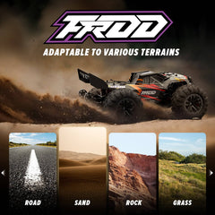 1/14 RC Cars for Adults 52+ KMH High Speed RC Truck 4X4 Remote Control Car for Boy All Terrain Off Road RC Buggy Hobby Grade Large Size Racing Toys Gift Rc Monster Trucks Red