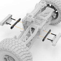 RC Car Unterer Code Eisen F31-011 Zubehör Ersatzteile für 1:8 M33