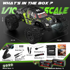 RC Auto X09 1:10 Brushless 60KM/H 4WD 3S Ready Offroad-Truck für Erwachsene