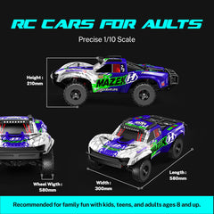 RC Car Mazek M23 1/10 Big Scale 4X4 RTR Professional Short Course Truck 3S/4S