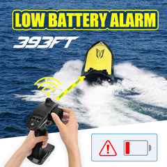 Hosim Brushless RC Boat, Fast Remote Control Boats 2.4GHz Racing Boat with LED Lights for Seas, Pools & Lakes, Speed Boat Toy for Adults Boys