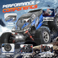 Hosim 1:16 RC Car 4WD High Speed 2.4Ghz Off-Road Monster Truck For Adult Kids Gift Blue