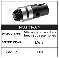 RC Car Differential main drive teeth subassemblies F31-071 Accessory Spare Parts for 1:8 M33