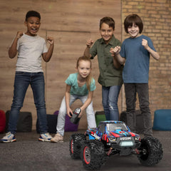 Hosim RC Auto, 1:10 Brushless Ferngesteueres Auto 68+ km/h, RC Car 4WD mit 2 Akkus, Spielzeug für Kinder und Erwachsene (X08)