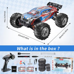 Hosim 1:16 RC Car HP905 Monster Truck Remote Control Car 2845 Brushless Motor with DIY Body Shell