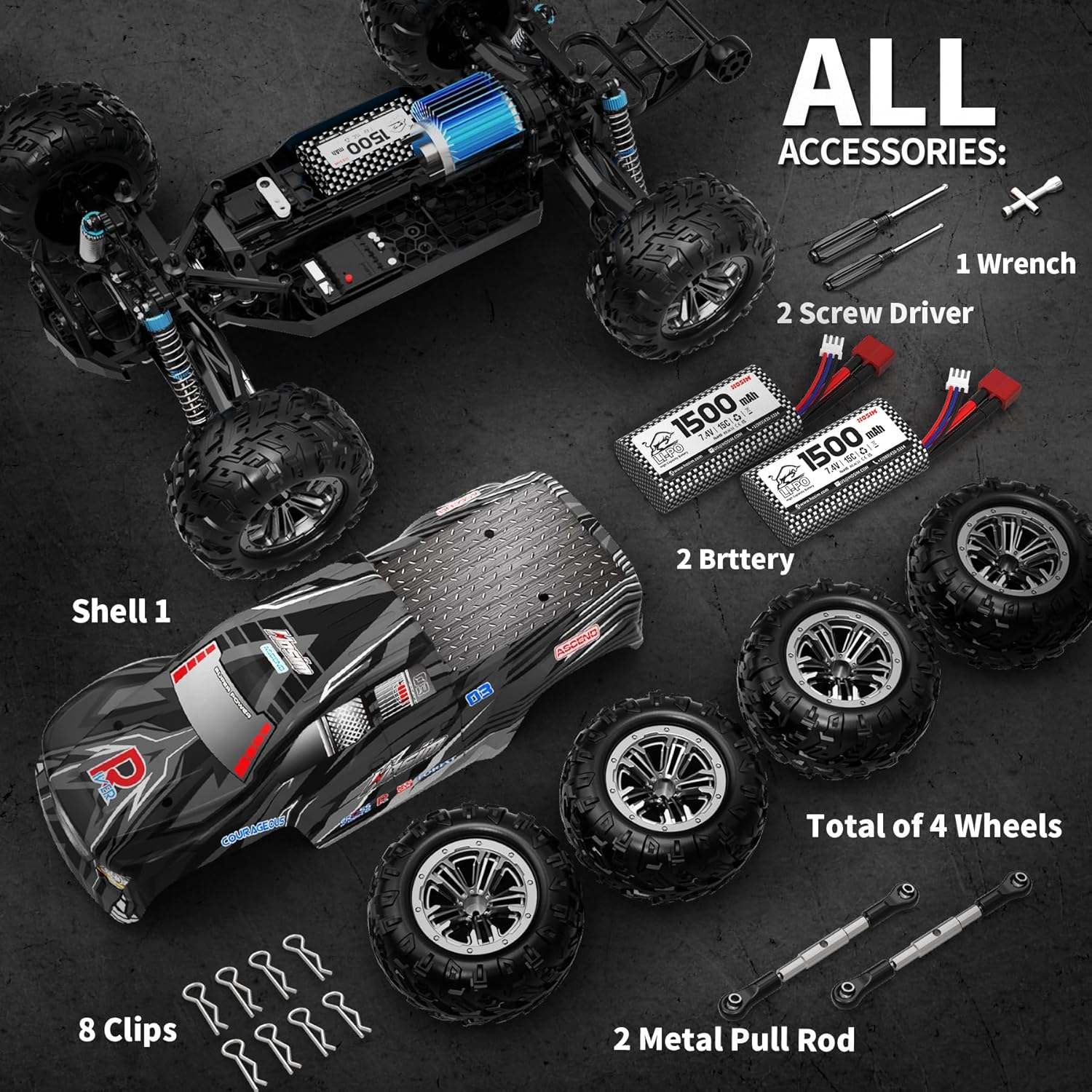 RC Car X06 1:10 Brushed