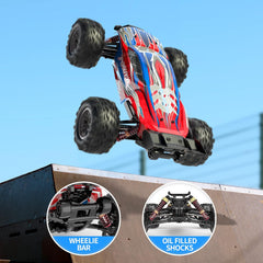 Hosim 1:16 RC Car HP905 Monster Truck Remote Control Car 2845 Brushless Motor with DIY Body Shell