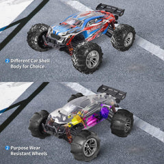 Hosim 1:16 RC Car HP905 Monster Truck Remote Control Car 2845 Brushless Motor with DIY Body Shell