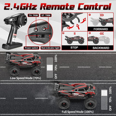 Hosim 1:16 Brushless RC Car High Speed Remote Control Car RC Monster Truck All Terrain Off-Road Waterproof for Adult Kids
