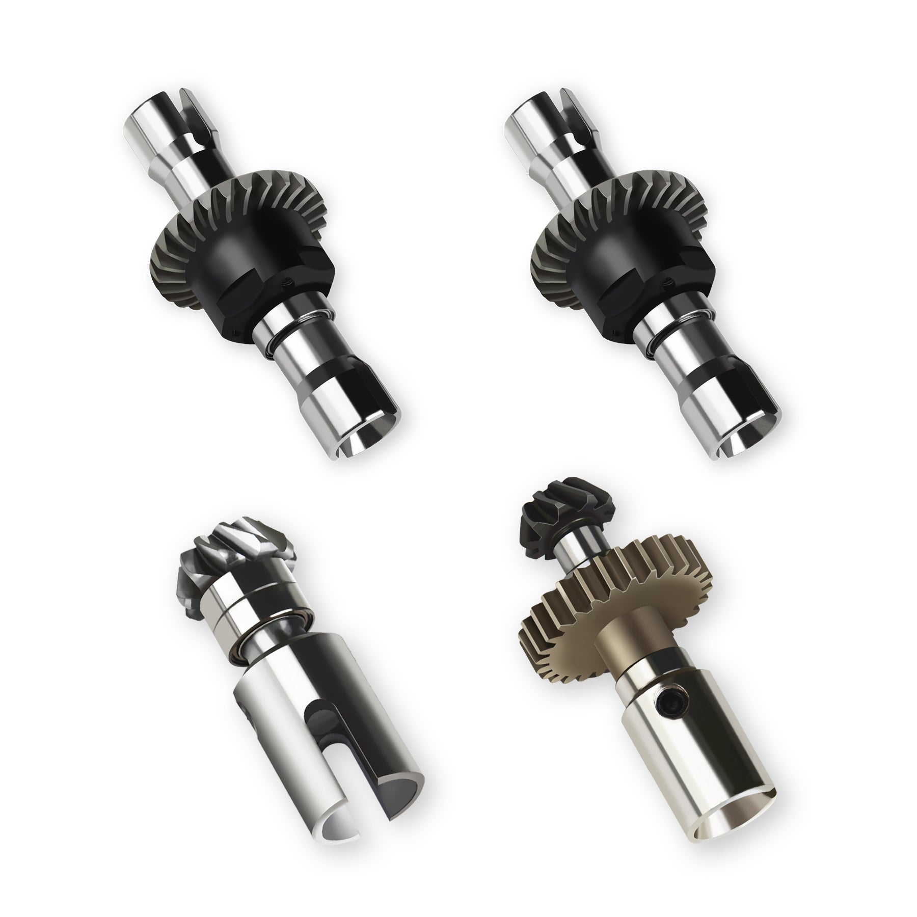 RC Car Differential Upgraded Set Helical Teeth Cadmium Cteel for X07 X08 X07W X15W