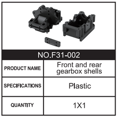 RC Car Front and rear gearbox shells 1:8 Scale F31-002 for M33