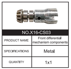 RC Car Front differential mechanism components Assembly 1:10 Scale X16-CS03 for X15 X16