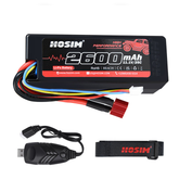 RC Car Battery 11.1V 25C 2600mAh Lipo Battery 1PCS With Charger & Battery Strap