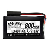 Hosim RC Cars Battery, 800mAh Li-ion  Battery for 9130 9136 9137 9138 9145