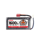 Hosim 2S 7.4V 25C 1600mAh Li-Po Battery For 9125 9126 HS9125 RC Truck