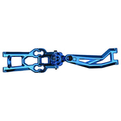 HOSIM RC Car Metal Front Rocker Arm Assembly 1:10 Scale FY-JSB01 for X07 X08 X15W(Blue)