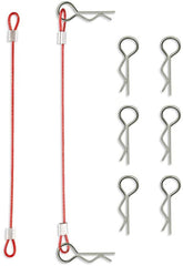 Hosim 2PCS 105mm Aluminum Alloy Red RC 1.2mm Universal 1/8th 1/10th RC Model Car Truck