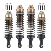 4Pcs RC Car Front Rear Shock Absorber for 1:10 4x4 Traxxas Slash Monster Car