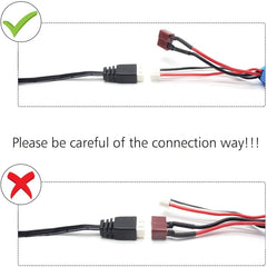 Hosim 2pcs 7.4V 1500mAh 15C T Connector Li-ion Rechargeable Battery Pack for 9135 9155 9156