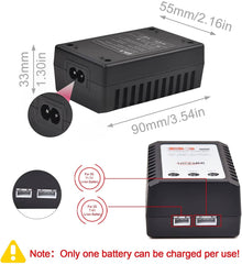 Hosim 2pcs 2000mah lipo Battery 7.4v 25C RC Cars Battery for 1/10 Scale 9125 9126 HS9125