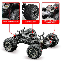 Hosim 1:20 Remote Control Car 28km/h Fast Speed 4x4 Off-Road Red
