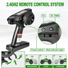 Hosim 1:16 Brushless RC Car 4WD Waterproof 60+KMH Fast Remote Control Truck Radio Cars Off-Road Hobby Grade Toy Crawler Electric Vehicle Gift for Boys Adult Children