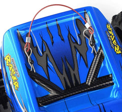 Hosim 2PCS 105mm Aluminum Alloy Red RC 1.2mm Universal 1/8th 1/10th RC Model Car Truck