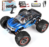 Hosim 1:12 Scale RC Car Monster Truck Oil Shock 2 Dual Batteries High Speed 9155 Blue
