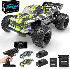 Hosim 1:16 Bluetooth GPS RC Car 4WD All Terrain RTR Remote Control Truck with App,Radio Cars Off Road Waterproof Hobby Grade Trucks for Child Adults