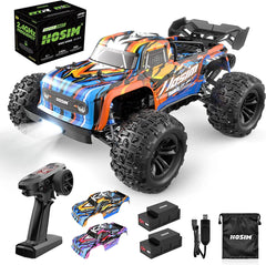 Hosim RC Car 1:16 Scale 40+KPH All Terrain Remote Control Car ,4WD Waterproof High Speed Electric Toy Off Road RC Monster Truck Vehicle Crawler for Boys Kids and Adults