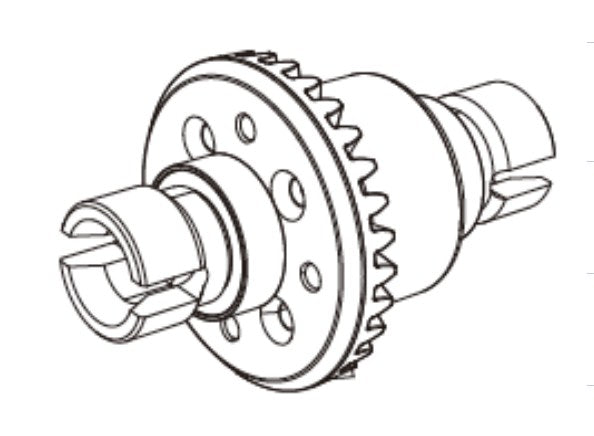 Rc car differential parts sales