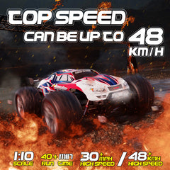 Hosim 1:10 RC Cars 2.4GHz Remote Control Car 4WD 48+ KMH Off Road Monster Truck Buggy Toy for Boys Adults Gifts