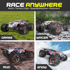 Hosim 1:10 RC Cars 2.4GHz Remote Control Car 4WD 48+ KMH Off Road Monster Truck Buggy Toy for Boys Adults Gifts