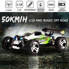 Wltoys A959A 31+MPH 1:18 4WD Remote Control Car High Speed 2.4g Truck ElectricV