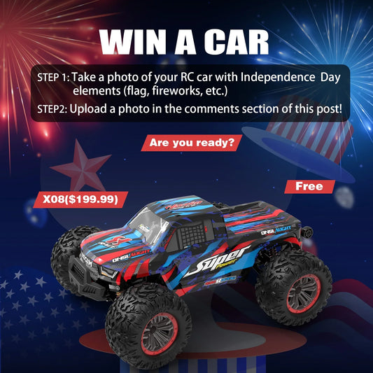 🎊🎈4th Of July RC Challenge: Win a Car Now!