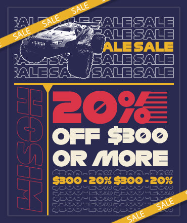 20% OFF OVER $300