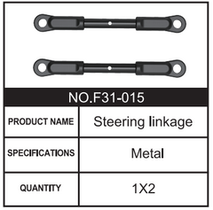 RC Car Steering linkage F31-015 Accessory Spare Parts for 1:8 M33