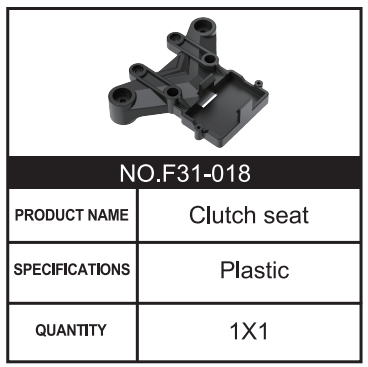 RC Car Clutch seat F31-018 Accessory Spare Parts for 1:8 M33