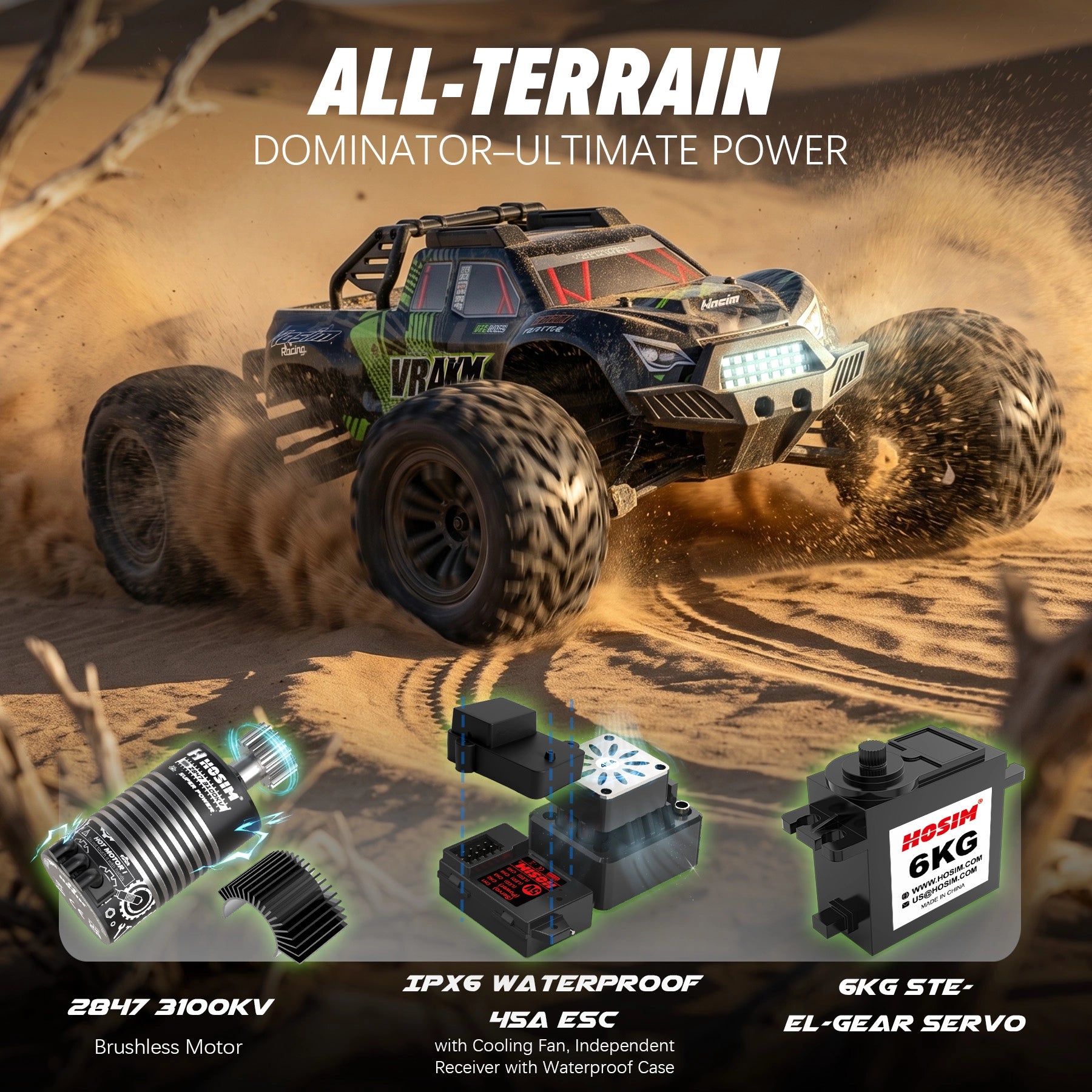 RC Car X09 1:10 Brushless 60KM/H 4WD 3S Ready Off-Road Truck for Adults