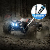 Hosim 1:10 RC Car High Speed Remote Control Car RC Monster Truck 48+ KMH 4X4 Off-Road RC Truck with Headlights